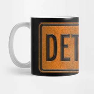 Detour Plat Sign Mug